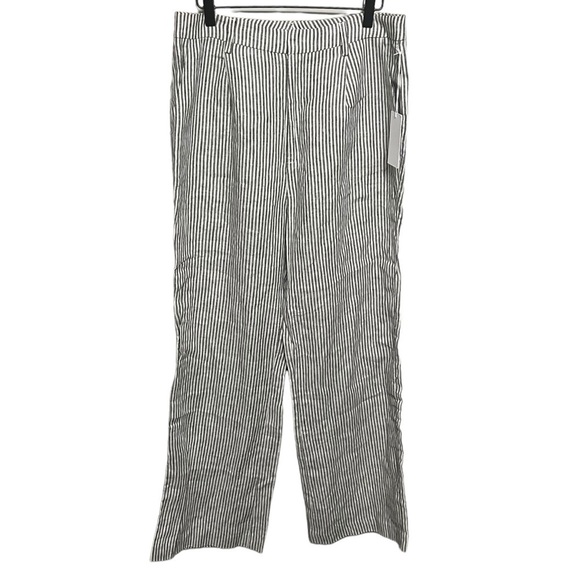NWT Reformation Stripe Linen Cello Wide Leg Pants - Picture 2 of 10